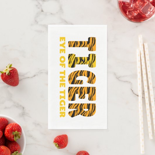 Auge des Tigers Serviette (Beispiel)