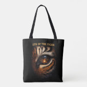 Auge des Tigers Tasche (Rückseite)