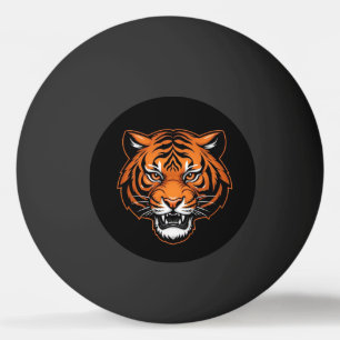 Auge des Tigers Tischtennisball