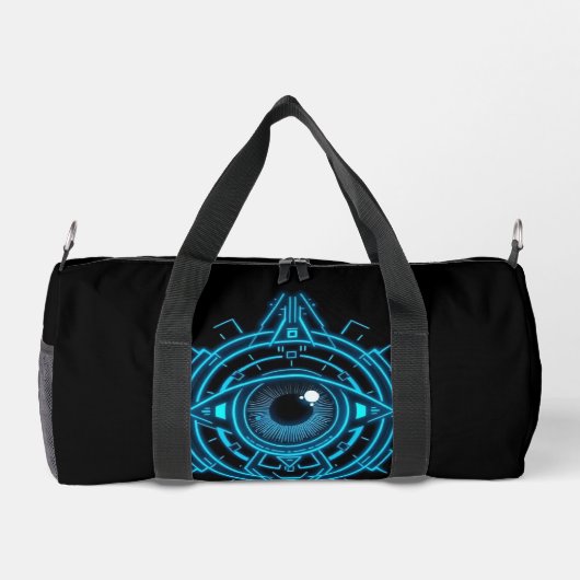 Auge des Universums.Der Blick in die Unendlichkeit Duffle Bag (Rückseite)
