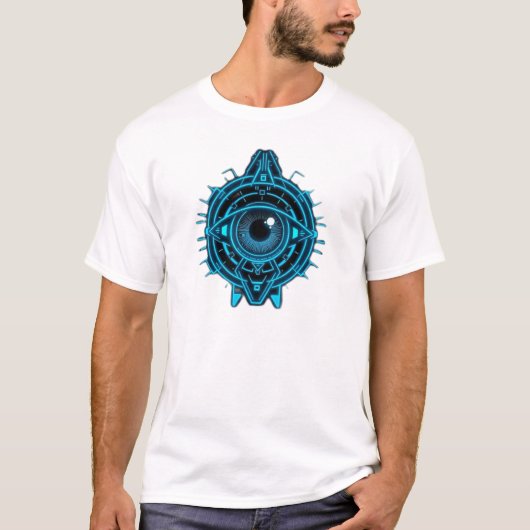 Auge des Universums Der Blick in die Unendlichkeit T-Shirt (Vorderseite)
