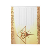 Auge des Vorsehens Notizblock (Rotiert)