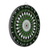 Auge des weißen Magnolien Dartscheibe (Vorderseite Links)