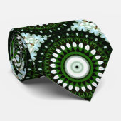 Auge des weißen Magnolien Krawatte (Gerollt)