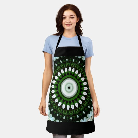 Auge des weißen Magnolien Schürze (Getragen)