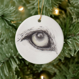 Auge des Wolfes – Gaze Collection Keramik-Ornament Keramik Ornament
