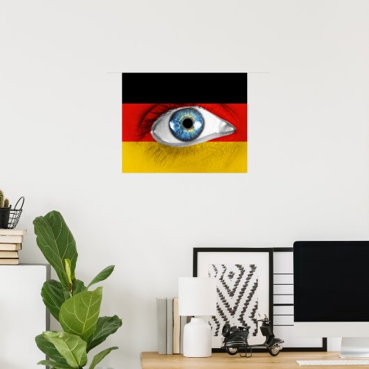 Auge Deutschlands Poster (Heimbüro)
