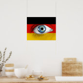 Auge Deutschlands Poster (Küche)
