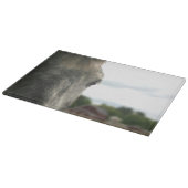 Auge eines Apfeltieres Schneidebrett (Ecke)