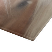 Auge eines belgischen Pferdefleischs Schneidebrett (Ecke)