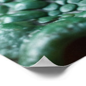 Auge eines Drachen Fantasiekunst Poster (Ecke)