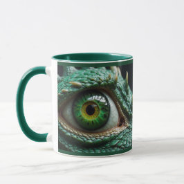Auge eines Drachen Fantasiekunst Tasse
