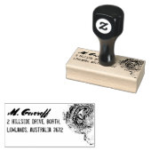 Auge eines Seemanners Gummistempel (Stempel)