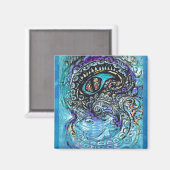 Auge eines Seemanners Magnet (Vorderseite/Rückseite)