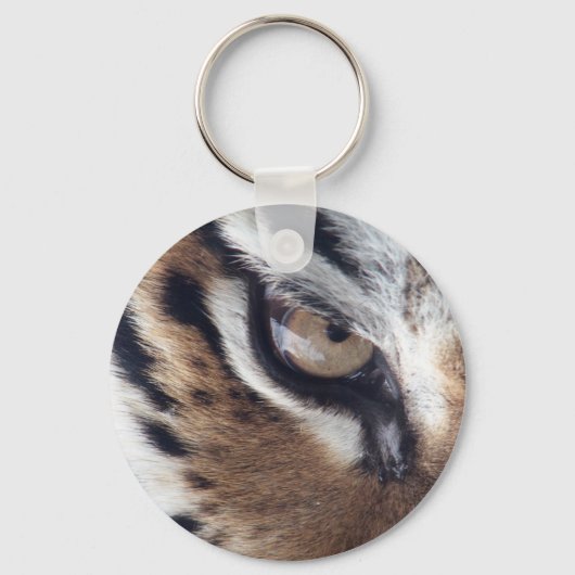Auge eines Tigers Schlüsselanhänger (Vorderseite)