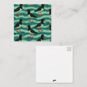 Auge fängt Austernfänger Postkartenstil Mitteilungskarte (Vorne/Hinten)