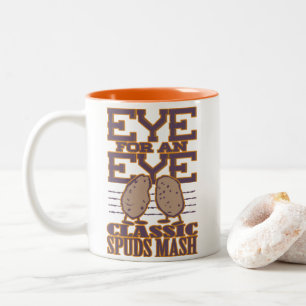 Auge für Auge Zweifarbige Tasse