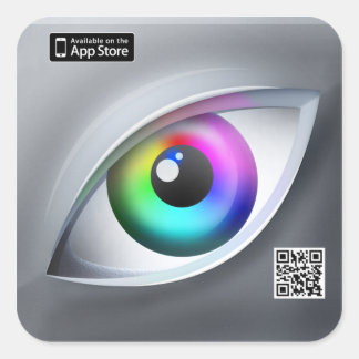 Auge für Color App Icon Aufkleber