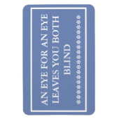 AUGE FÜR EIN AUGE BLÄTTER SIE SOWOHL BLIND MAGNET  (Vertikal)