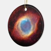Auge Gottes Helix Neula Sterne Rot Blauer Ornament (Links)