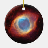 Auge Gottes Helix Neula Sterne Rot Blauer Ornament (Hinten)