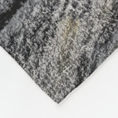 "Auge hinter der Mauer" Fleecedecke (Ecke)