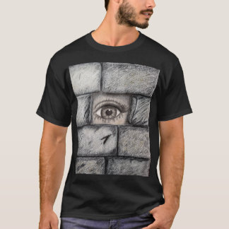 "Auge hinter der Mauer" T-Shirt