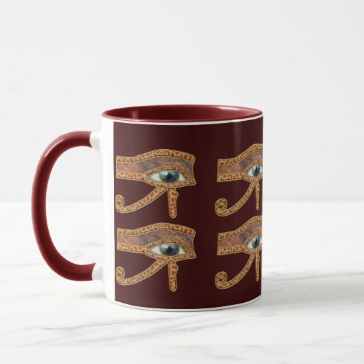Auge Horus Wadjet Tasse Ägyptische Kunst (Links)