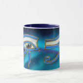 Auge Horus Wadjet Tasse Ägyptische Kunst (Zentrum)