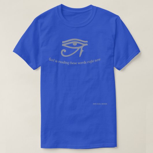 Auge HorusGottSpaß Spirituelle TAdvaita T-Shirt (Design vorne)