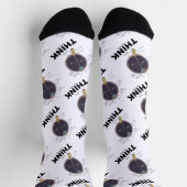 Auge (I) Anatomisch-griechischer Spaß Socken (Oben)