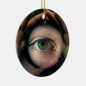 Auge im Herz, Keramik Ornament (Rechts)