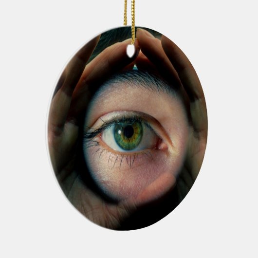 Auge im Herz, Keramik Ornament (Rechts)