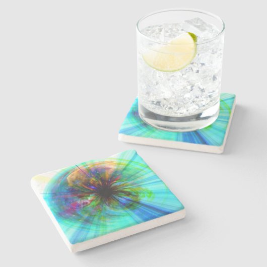 Auge im Orion-Nebel Steinuntersetzer (Seitenansicht)