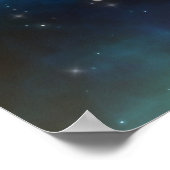 Auge im Weltraum Poster (Ecke)