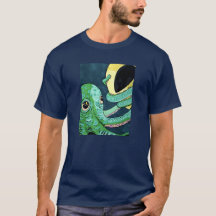 Auge in Auge - Oktopus und Alien
