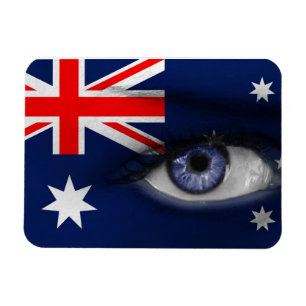 Auge in Australien Magnet