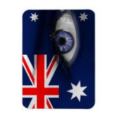 Auge in Australien Magnet (Vertikal)