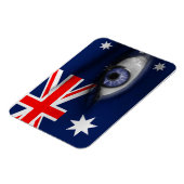 Auge in Australien Magnet (Linke Seite)
