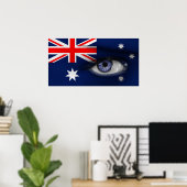 Auge in Australien Poster (Heimbüro)