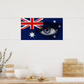 Auge in Australien Poster (Küche)