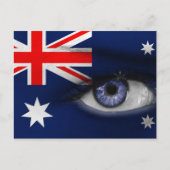 Auge in Australien Postkarte (Vorderseite)