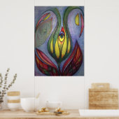 Auge in Calyx von Vicktorya Stone Poster (Küche)