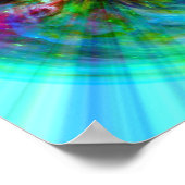 Auge in Orion Einzigartige Kunst im digitalen Welt Poster (Ecke)