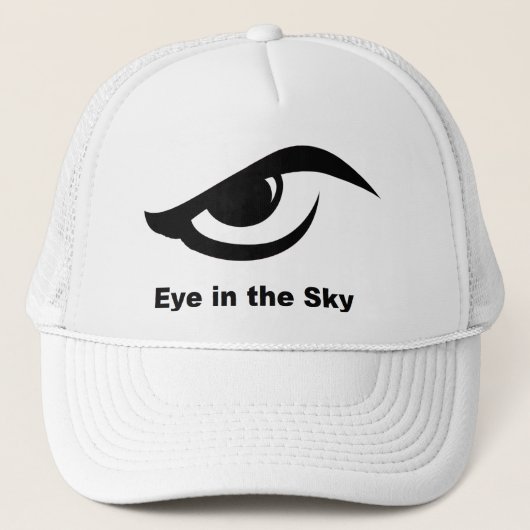 Auge in Sky Hat Truckerkappe (Vorderseite)