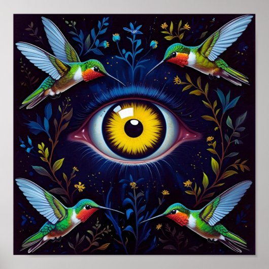 Auge in Sky Poster (Vorne)