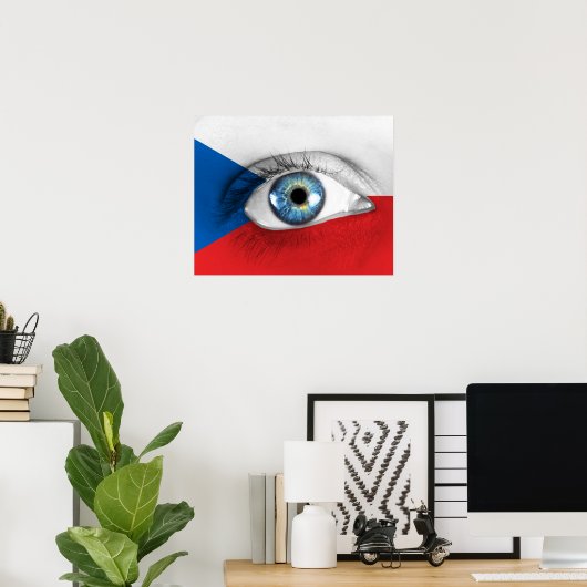 Auge in Tschechien Poster (Heimbüro)