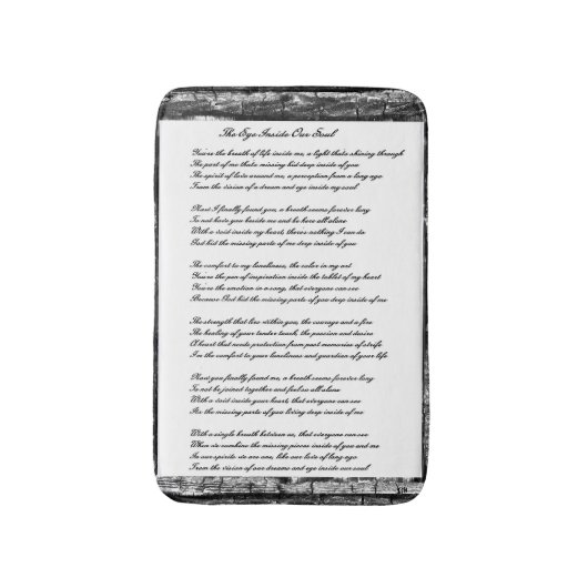 Auge in unserem Soul Badematte (Vorderseite Vertikal)