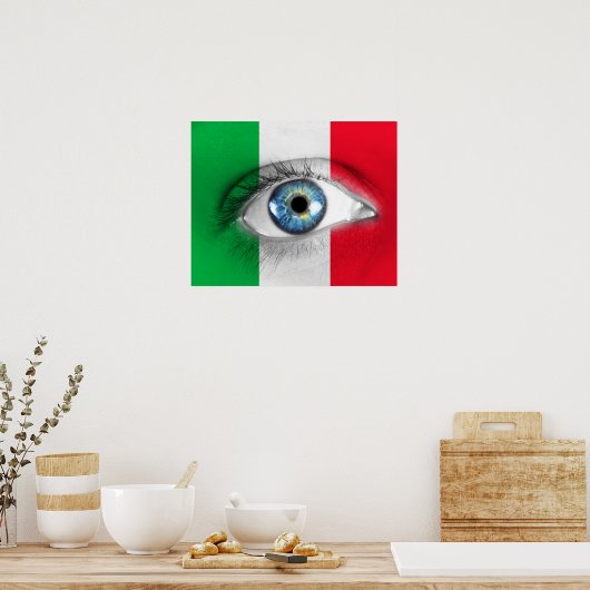 Auge Italiens Poster (Küche)