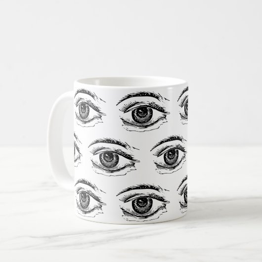 Auge Kaffeetasse (Vorderseite Links)